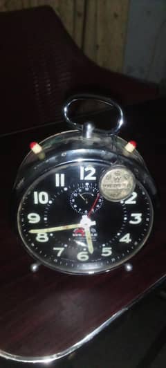 Wehrle German Vintage Alarm Clock for sale