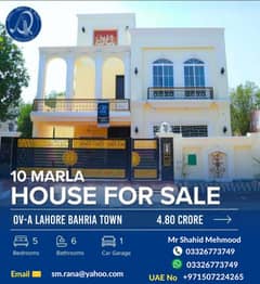 10Marla House For Sell Overseas A Bahria Town Lahore