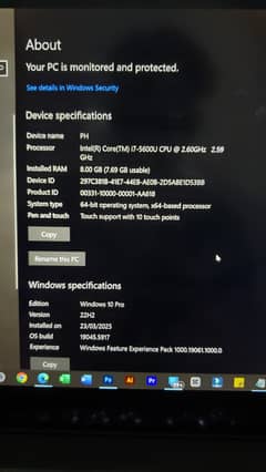 Thinkpad Carbon X1 I7 5th Gen Touch Screen