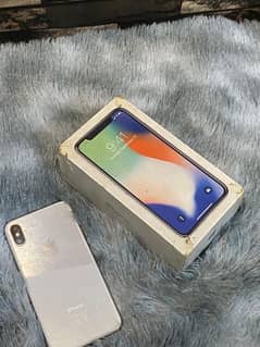 iPhone x with box total original mobile