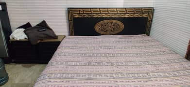 Single Bed with 2 side table