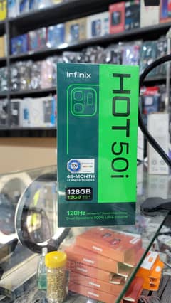 infinix hot 50i 6+6 128 Box pack phone for sale 03110154058