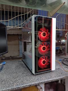 Deepcool matrexx 55 v3 white gaming case with tempered glass