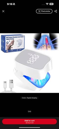 Nail fungus treatment | LED laser device | Nail blue light