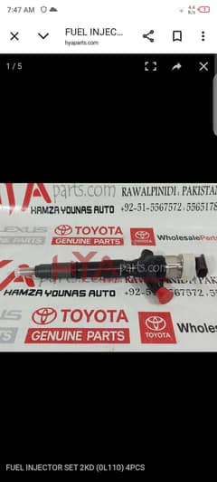 Toyota revo injector nozzle