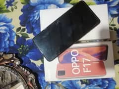 Oppo f17 8/128 Good condition mobile with box and charger