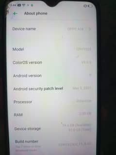 oppo A1k