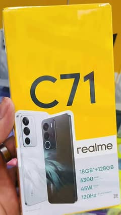 Realme c71 pin pack box pack no open box available for sale