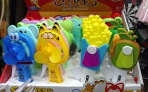 1 PC Portable Manual Hand Press Fan ( Random Designs )
