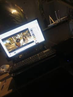 monitor,pc,mouse, printer,speaker