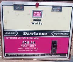Dawlance 8000 Watts voltage stabilizer