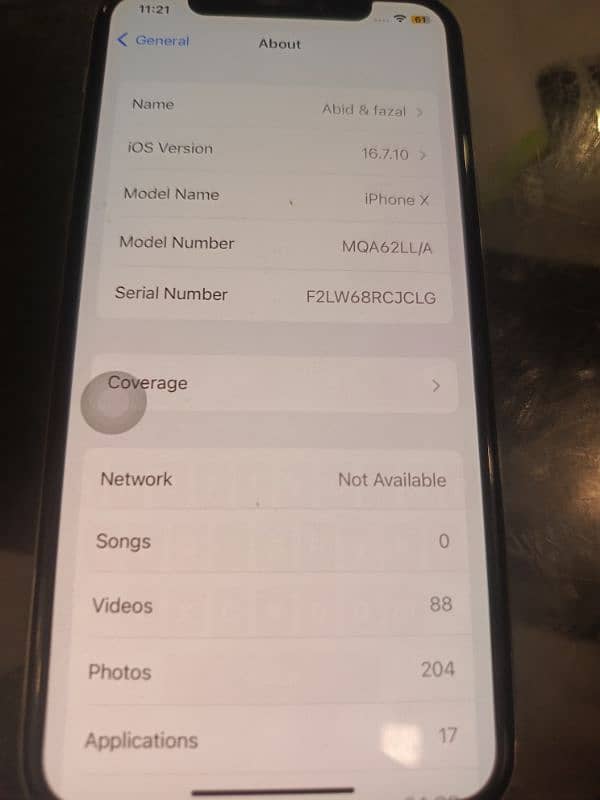Iphone X Non Pta read ad first please 8