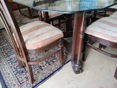 Dining table with chairs