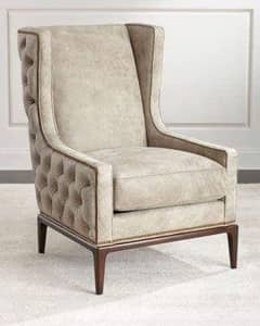 High Back Upholstered Bedroom Chairs Set WF-105