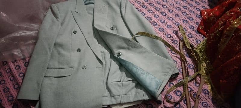 check shirt fabric  for men's, 2 used groom suits two piece 3