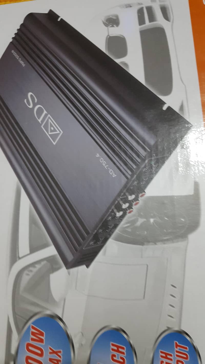 Car 4 channel Amplifier ADS 5000 watts brand New box pack 11