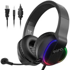 EONO E400 WIRED HEAD SET FOR GAMING SETUP USER 1X MANUAL 1X MICROPHONE