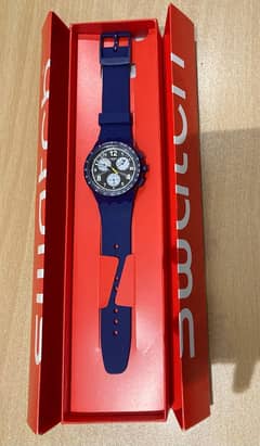 swatch nothing basic blue