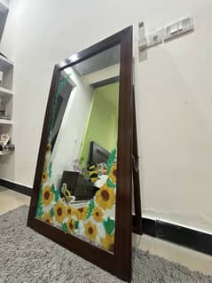 Full Length Wooden stand Mirror