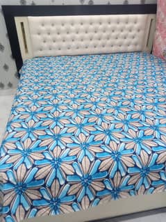 Bed with two side tables and Master molty foam mattress