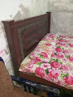 wooden Double bed