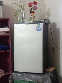Dawlance mini fridge 2 years used model 9101IND R silver black