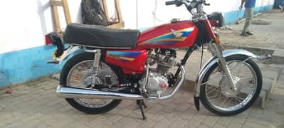 HONDA 125 2003 registed 2010 multan num.