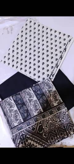 3 piece and 2 piece unstitched branded suits