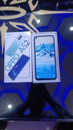 Oppo A52 128/4 GB Ram with box and charger