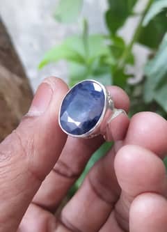 Original Sapphire silver Ring
