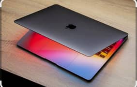 apple laptop mackbook with warry