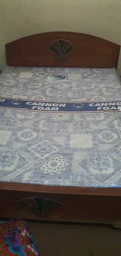 Queen size Bed & Queen Size Hard Mattres