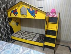 bunk bed kids with mattress
