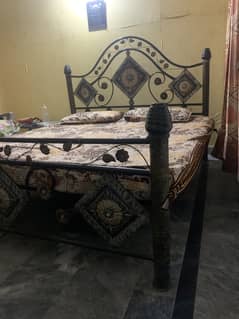 King Size Iron Bed barely Used for sale