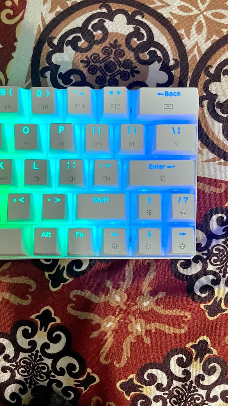 Tezarre TK63 Pro 60% Gaming Mechanical Wireless Keyboard RGB Backlit 11