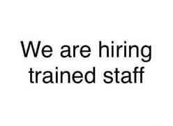 Mens salon worker required
