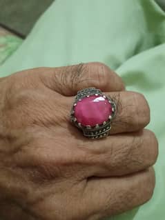 l am sell  silver ring original stone yaqoot