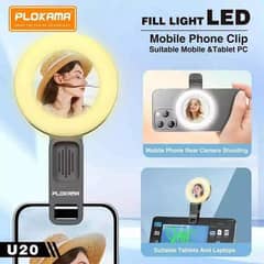 plokama U20 RGB LED video light portable selfies and studio light