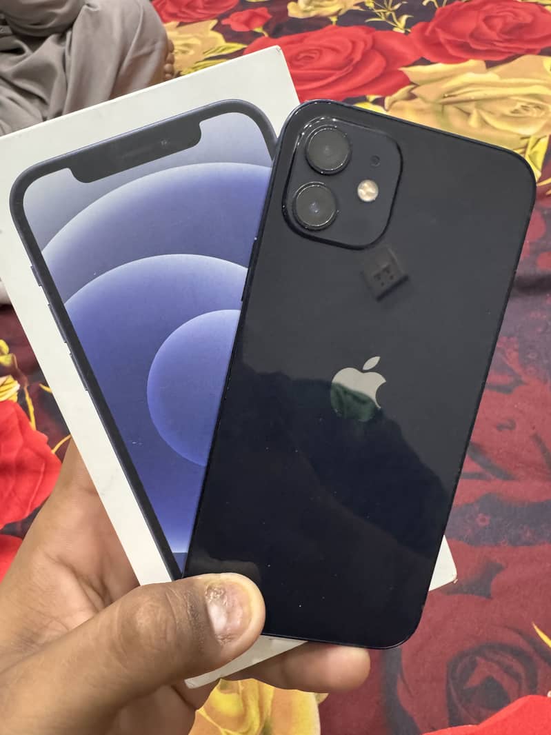 iPhone 12 85bh 10/10 condition with box and led factory unlock non pta 3