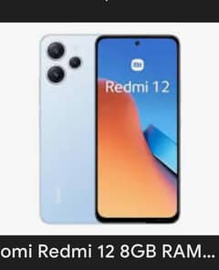 Redmi 12 Mobile With Box And Charger   . .