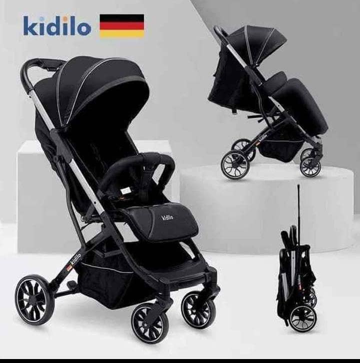 Kiddilo Stroller With Box (Black) 1
