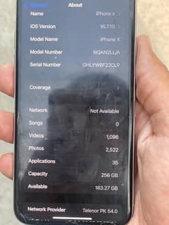 IPhone X jv 256gb