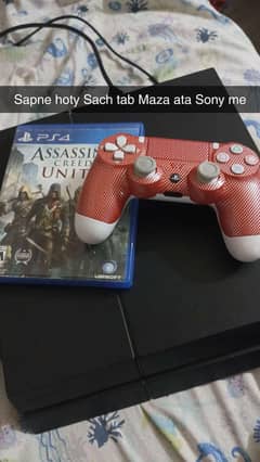 ps4 500gb fat almost brand with games