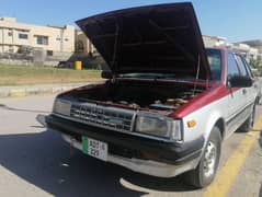 Datsun Nissan Sunny 1985 – Red Color – Well Maintained Vintage Classic