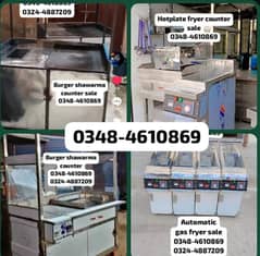chips burger shawarma biryani juice hotplate fryer food counter sale