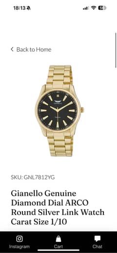 Gold watch