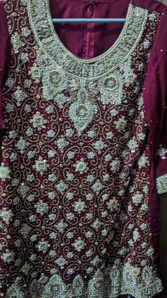 bridal barat and valima sharara