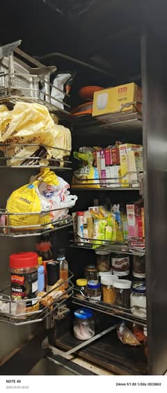 Kitchen steel cabinets set without wooden