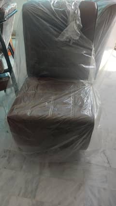 2 single sofas and 4 office chairs available for sale