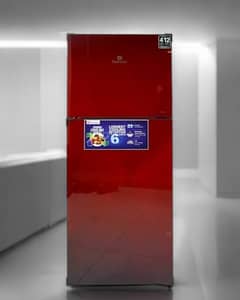 Dawlance 9173 Acce Coral Red | Double Door Refrigerator